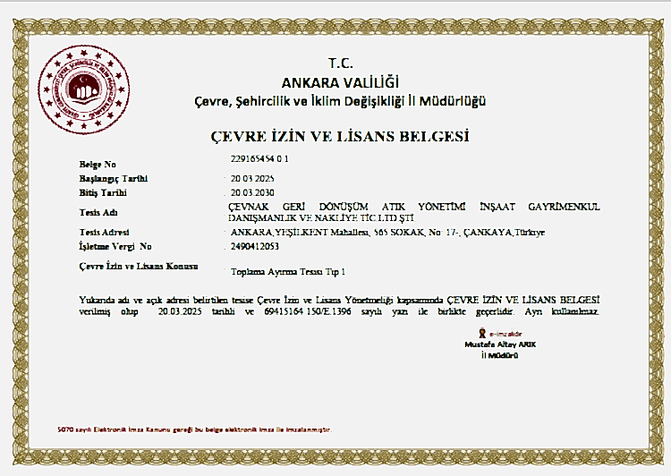 çevnak lisans üst yazı